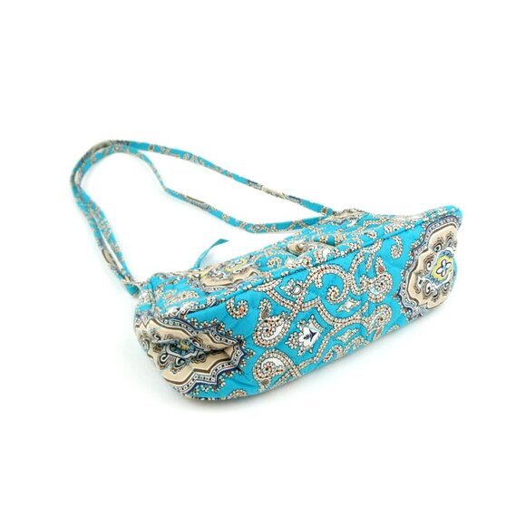 Vera Bradley Totally Turq Frannie Crossbody Purse - Picture 2 of 9